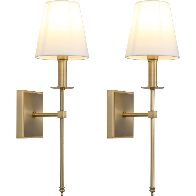 American-style wrought iron bedside wall lamp 14 02