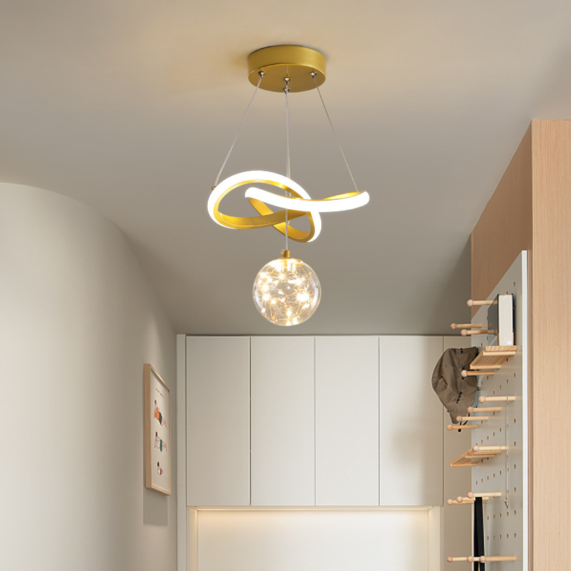 Creative pendant light for restaurant entryway 19