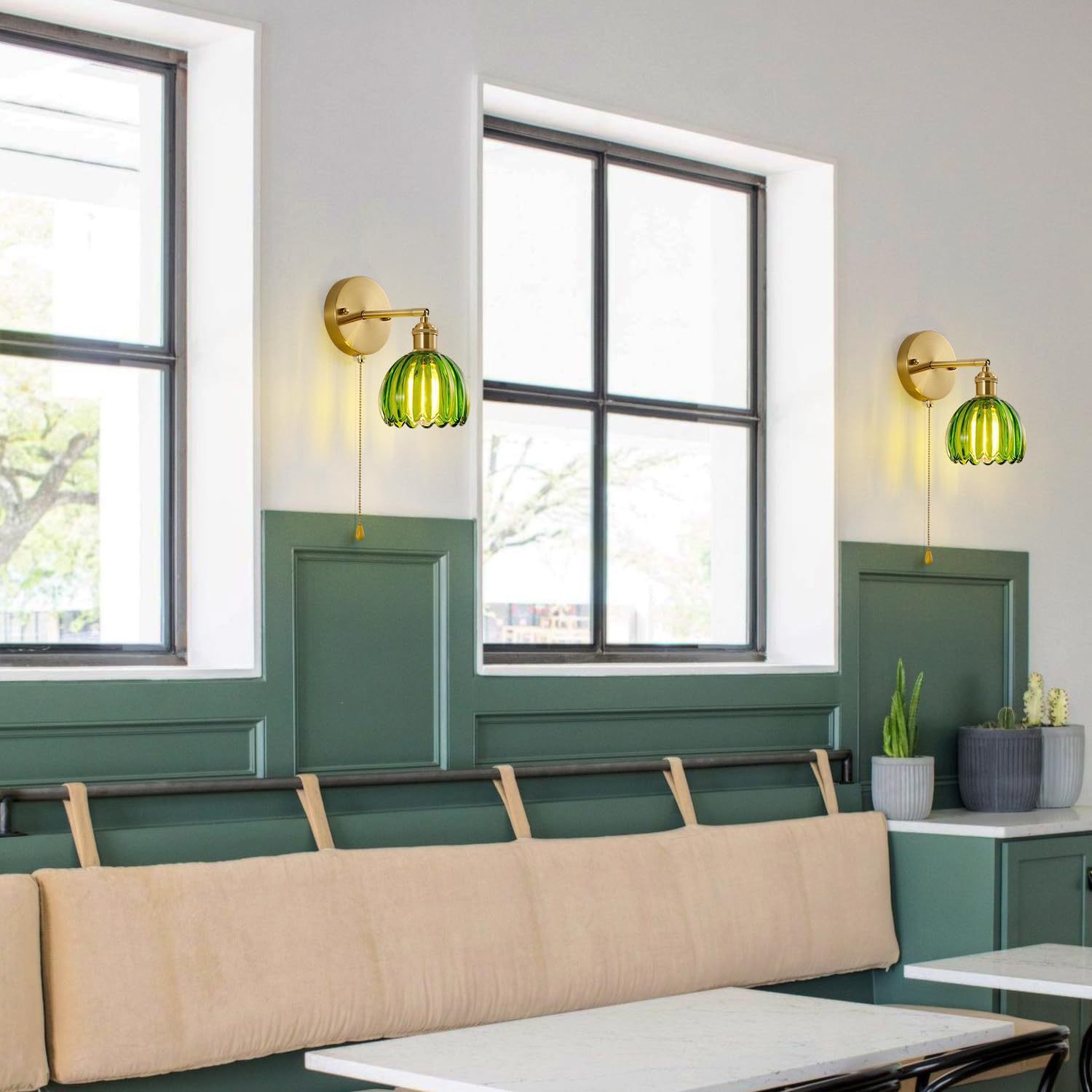 Creative pull-cord switch reading wall lamp for study 12