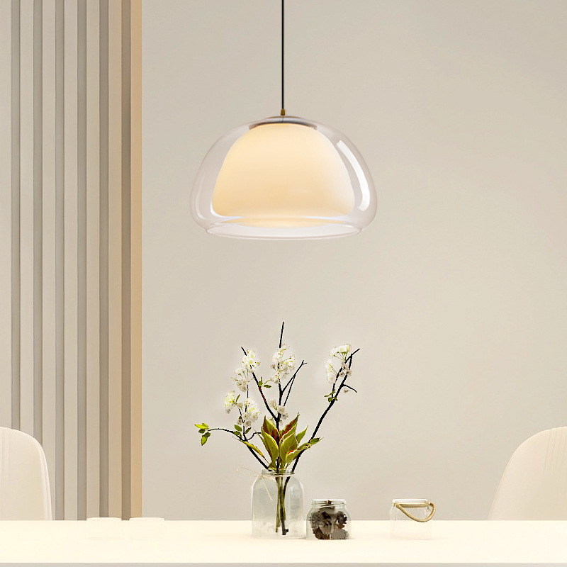 Creative single-head jelly glass pendant light 54