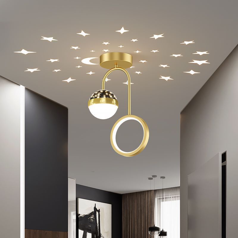 Creative starry sky ceiling light for entryway 35
