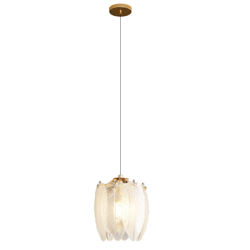 French feather restaurant pendant light 47