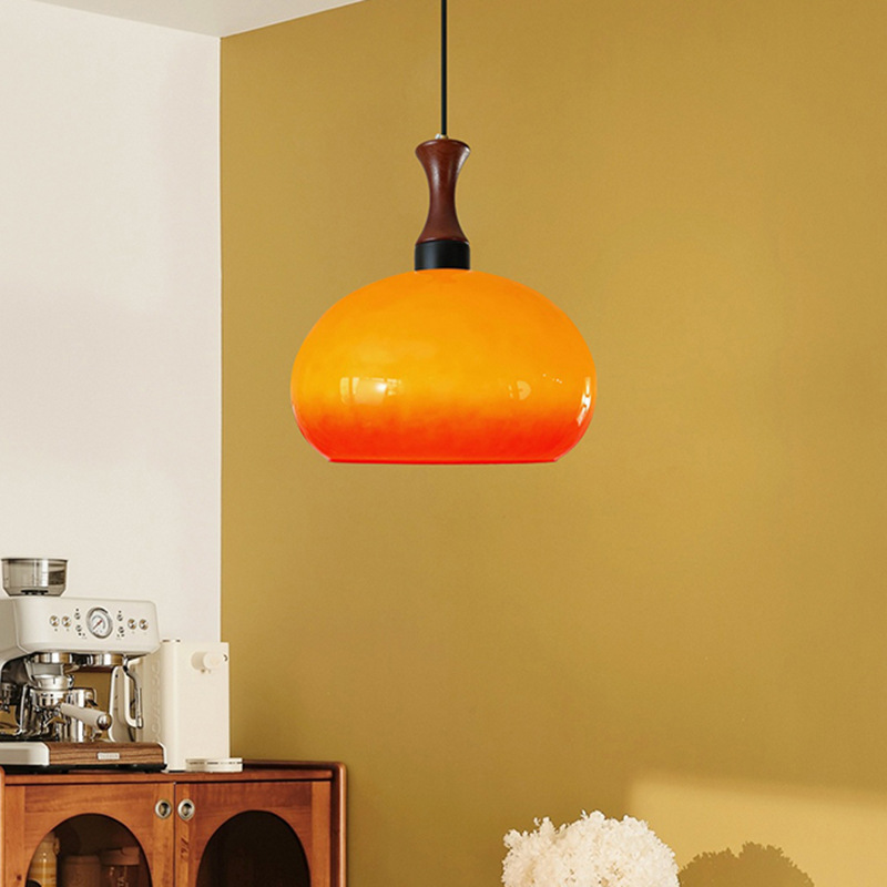 French retro style wooden chandelier 56