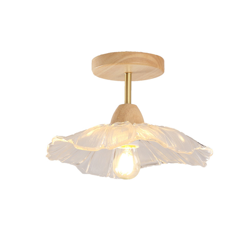 Nordic style lotus flower entryway hallway light 26 01