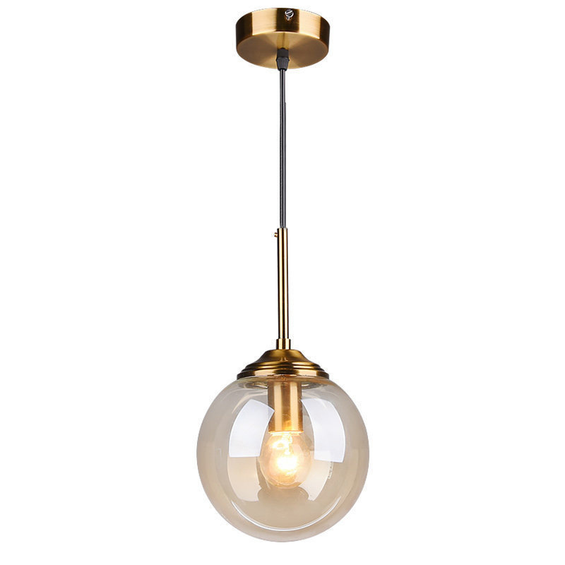 Nordic style minimalist round glass chandelier 52 02